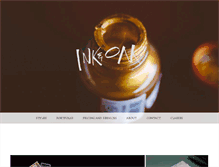 Tablet Screenshot of inkandoakcalligraphy.com